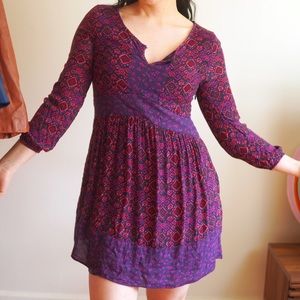 Boho Hippie Beach Skater Mini dress